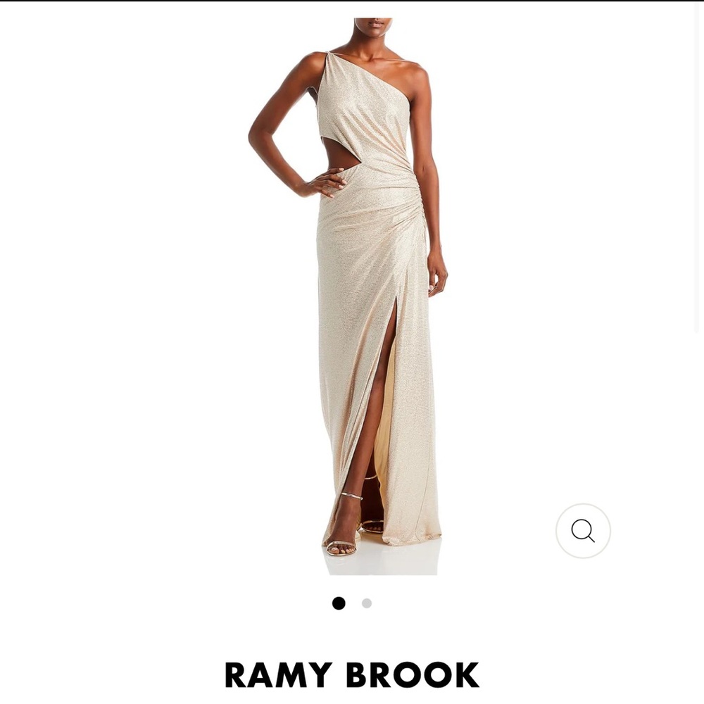 Ramy Brook Sonnie Women’s Knit One Shoulder Evening Dress